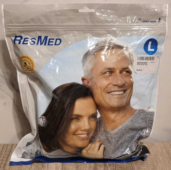 ResMed CPAP Full Face Mask with Blue and White Packaging Size Large - Picture 1 of 2